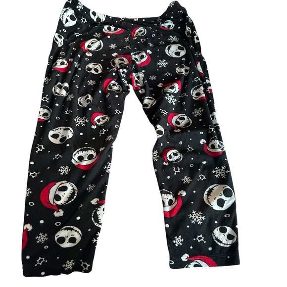 Disney Other - Disney Nightmare Before Christmas Black and Red Character Pajama Bottoms